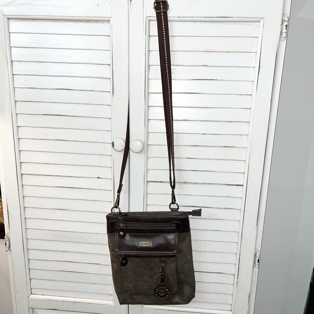 Chala Gemini Messenger 3-In-1 Crossbody Sunflower Shoulder Bag - Picture 7 of 7